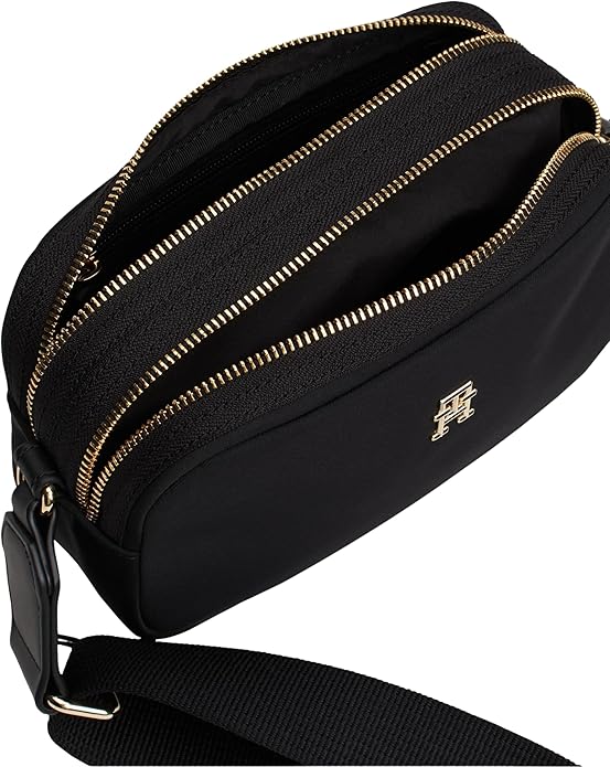 BANDOLERA TOMMY HILFIGER POPPY CAMERA NEGRO FEMENINO