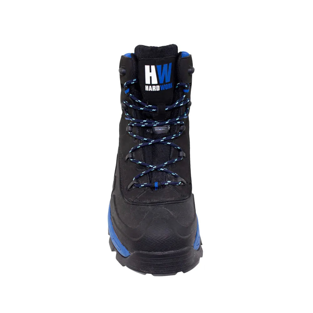 Bota De Seguridad Hardwork Bering Hiker C Azul-Negro Talla 44