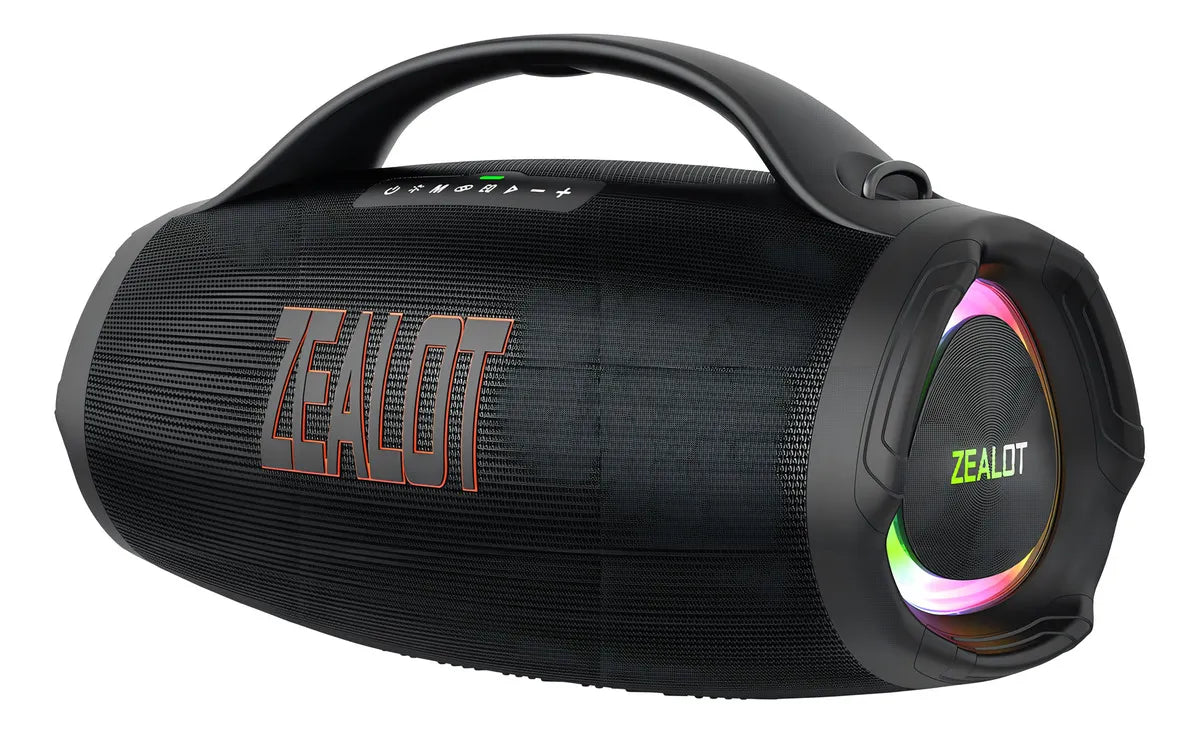 PARLANTE BASS WIRELESS SPEAKER ZEALOT S98 NEGRO