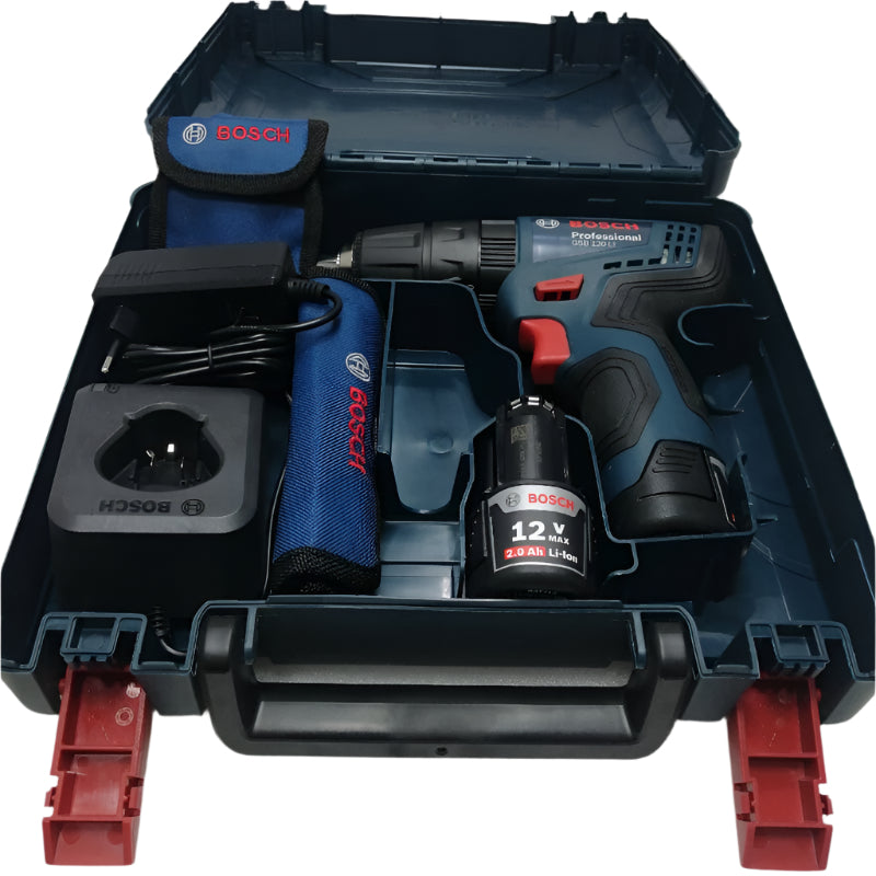 Taladro Percutor Inalambrico Bosch Gsb 120-Li Bateria y accesorios