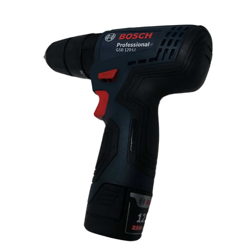 Taladro Percutor Inalambrico Bosch Gsb 120-Li Bateria y accesorios