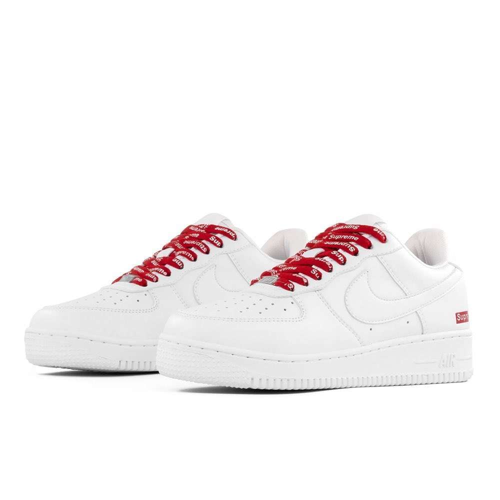 Zapatillas  Air Force 1 Nike Supreme Talla 8