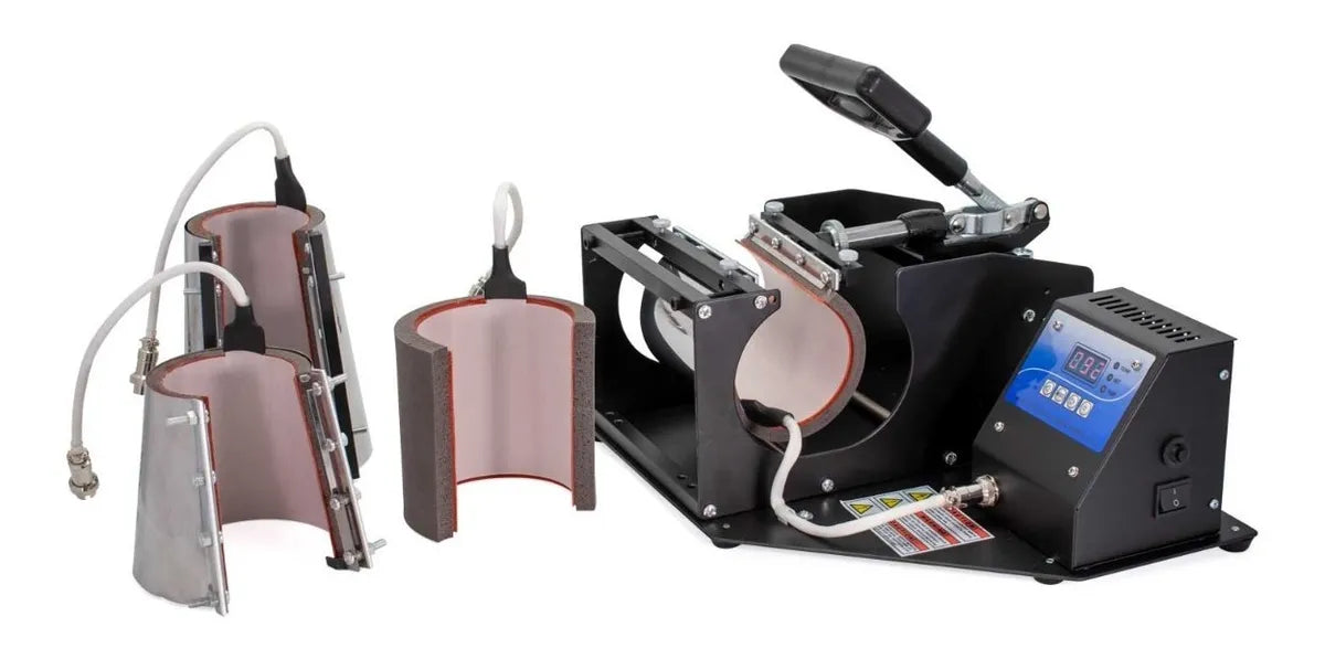 Maquina Para Tazones Mug Generico Press Bj-890 Rosado 30 0z