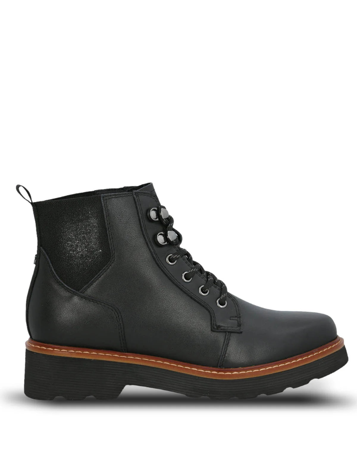 Botín de Cuero Hush Puppies Didi Negro Talla 40