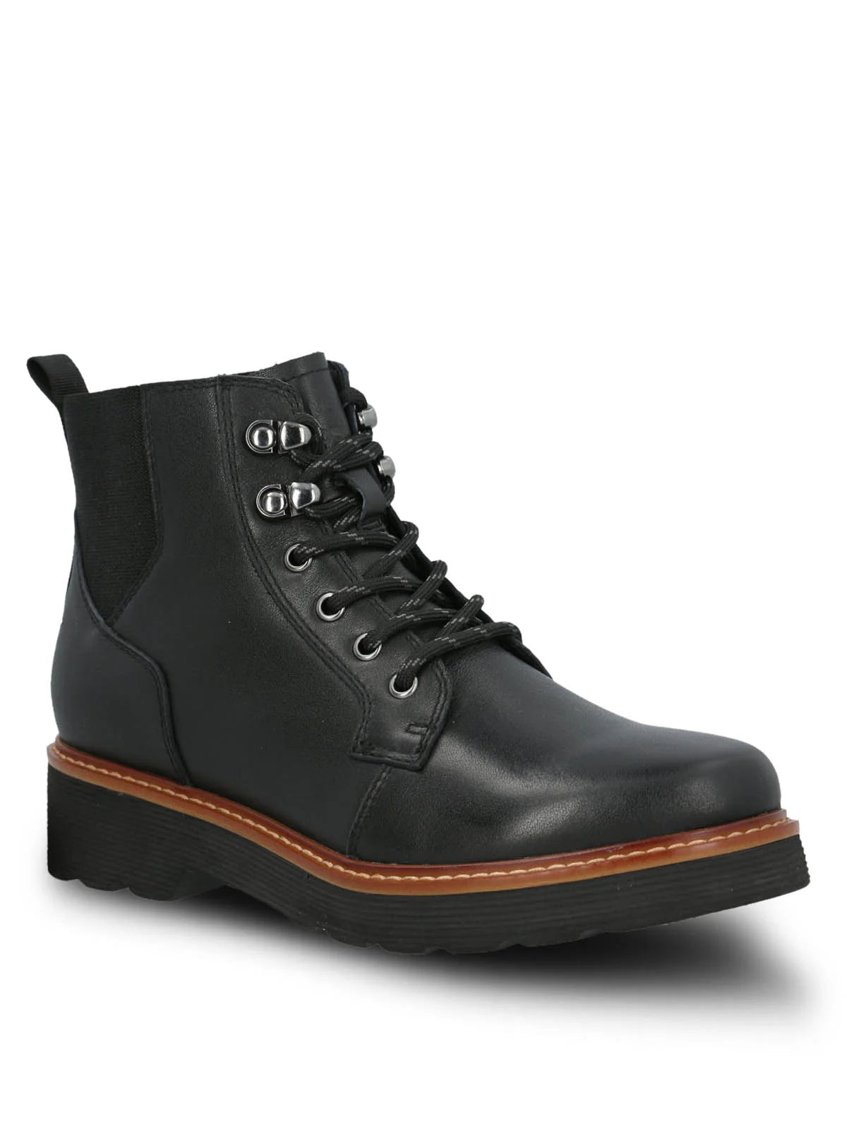Botín de Cuero Hush Puppies Didi Negro Talla 40