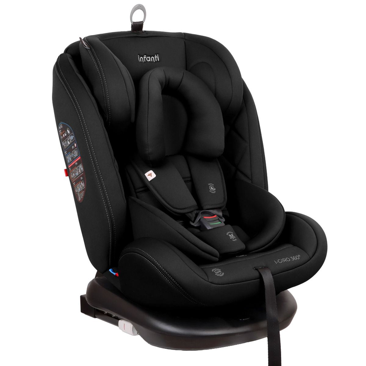 Silla de Auto Convertible Infantil i-Giro 360 Negro