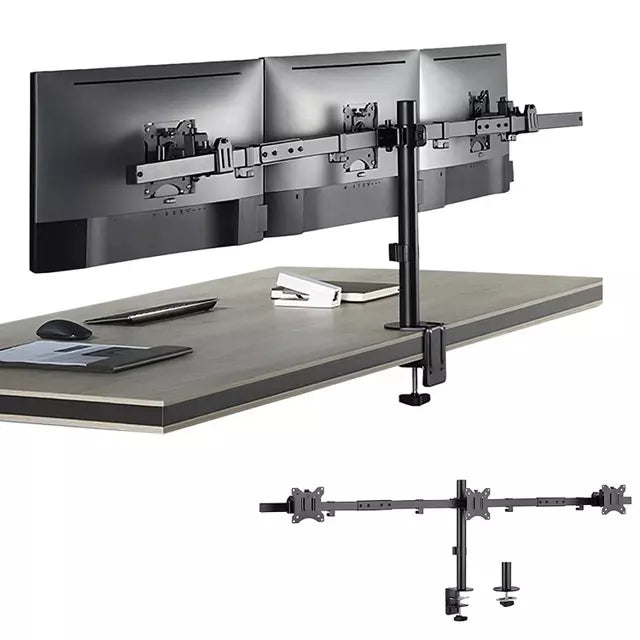Soporte Brazo Triple 3 Linkon Monitores Escritorio