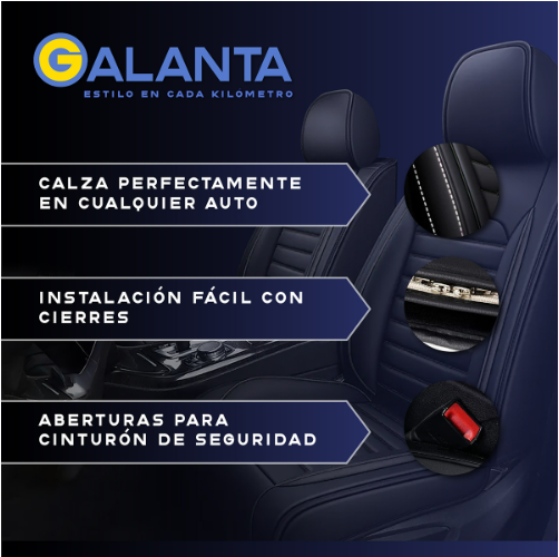Cobertor Completo Para Asiento De Auto Galanta Negro