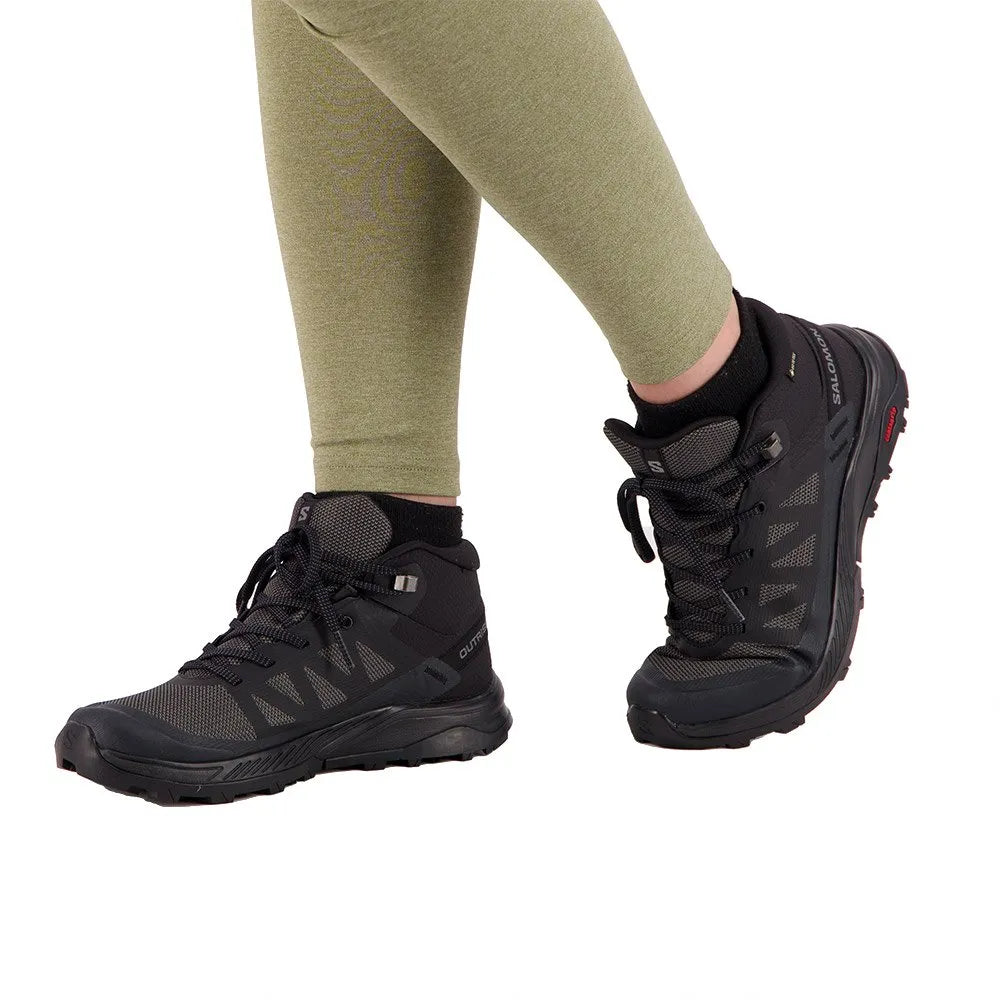 Botin Salomon Outrise Mid Gtx W Negro Eur 37 1/3 Unisex