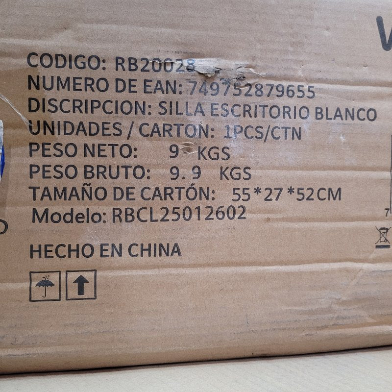 Silla De Escritorio Vidita Rbcl25012602 Blanco