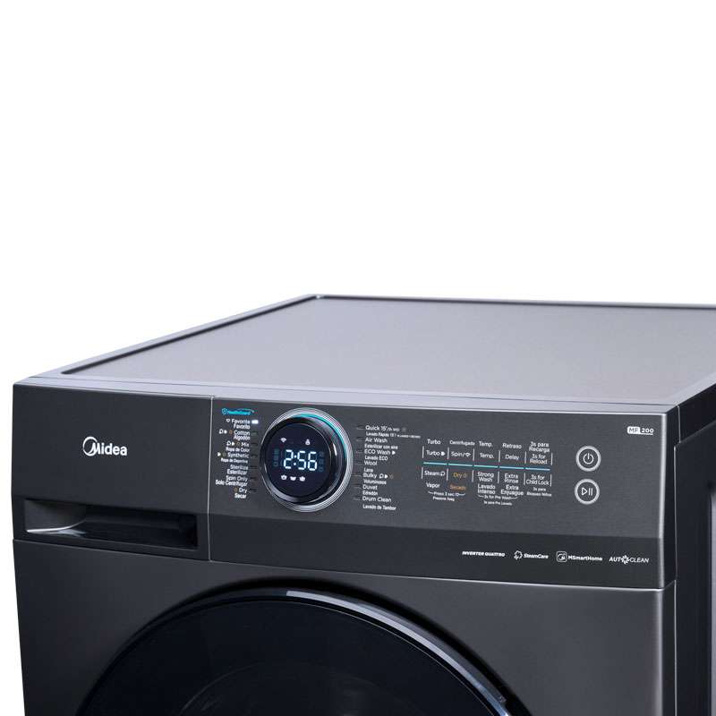 Lavadora Secadora Carga Frontal Midea Mf200d150wb/T Titanium 15kg/11kg