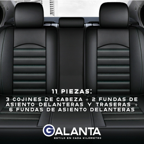 Cobertor Completo Para Asiento De Auto Galanta Negro