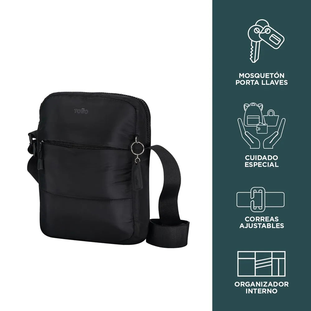 Bolso Para Tablet Totto Andalucía Negro