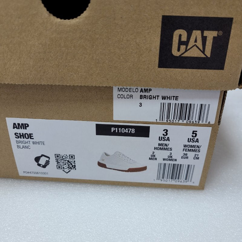 Zapatillas Cat Amp / P110478-Mc9 Blanco Eur 36
