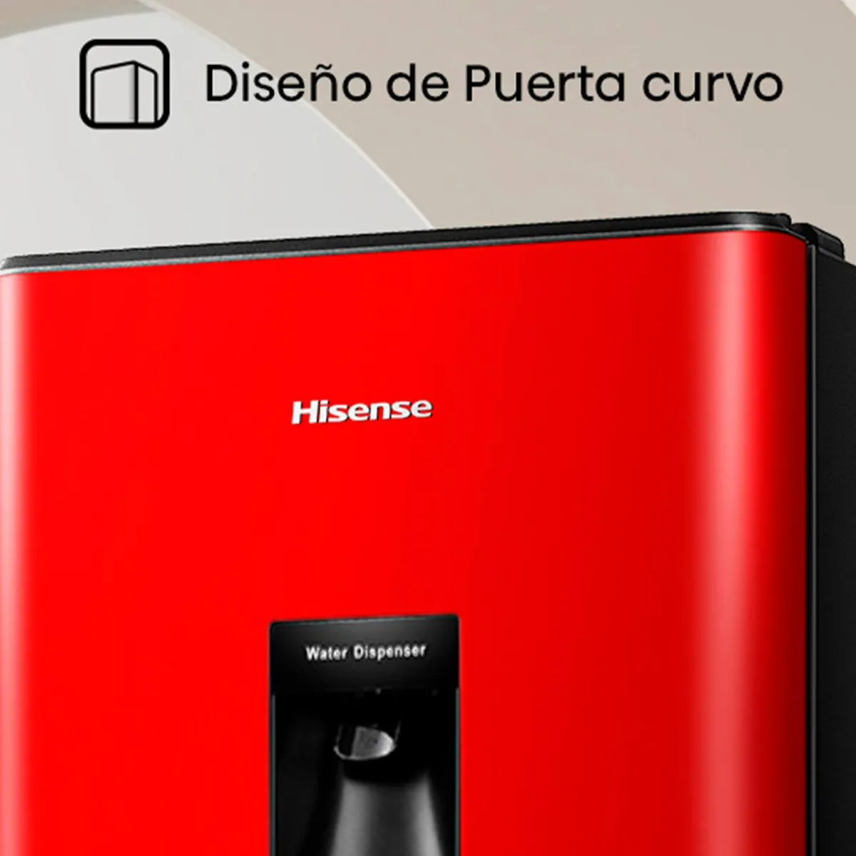 Refrigerador Hisense HRO179RD 177 Litros, Rojo