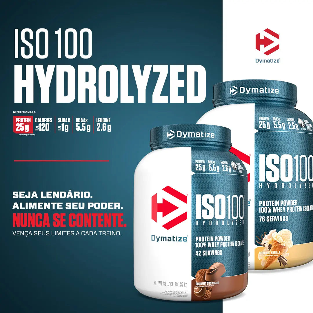 Proteína ISO100 Hydrolyzed Dymatize Gourmet Vanilla 2.3 kg
