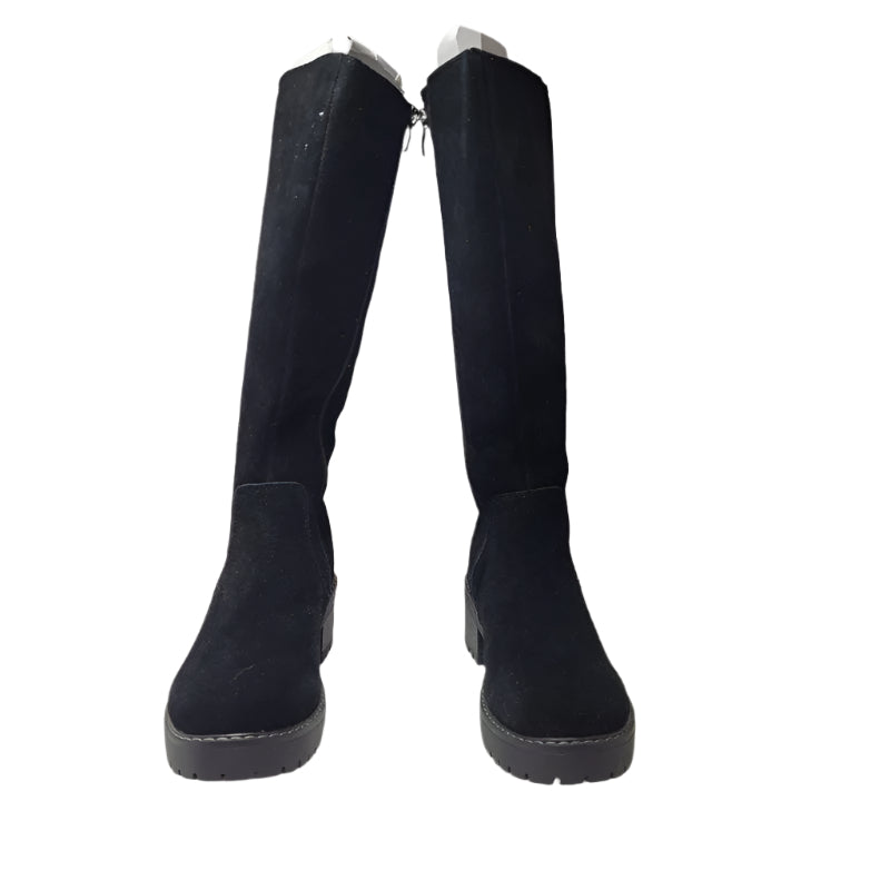 Bota  Gamuza  H752 Bruno Rossi Bh130 Negro 35 Femenino