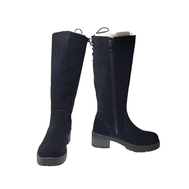Bota  Gamuza  H752 Bruno Rossi Bh130 Negro 35 Femenino