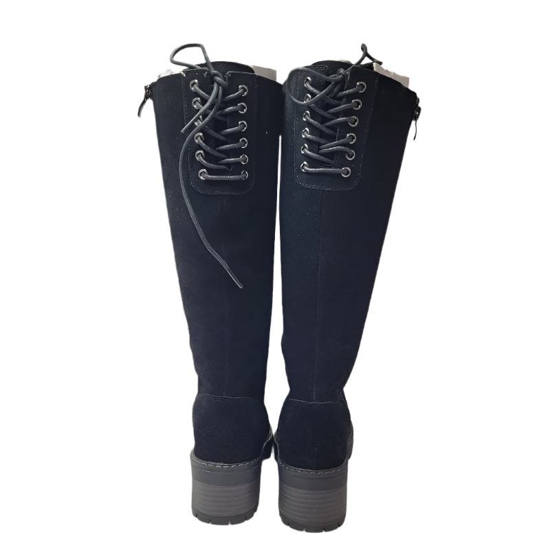 Bota  Gamuza  H752 Bruno Rossi Bh130 Negro 35 Femenino