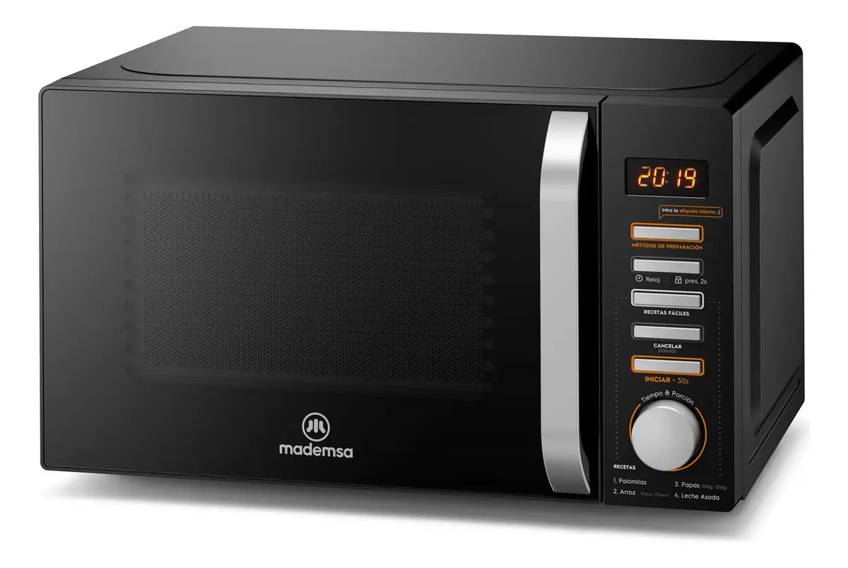 Microondas Mademsa MM20FBH 20 Litros Negro