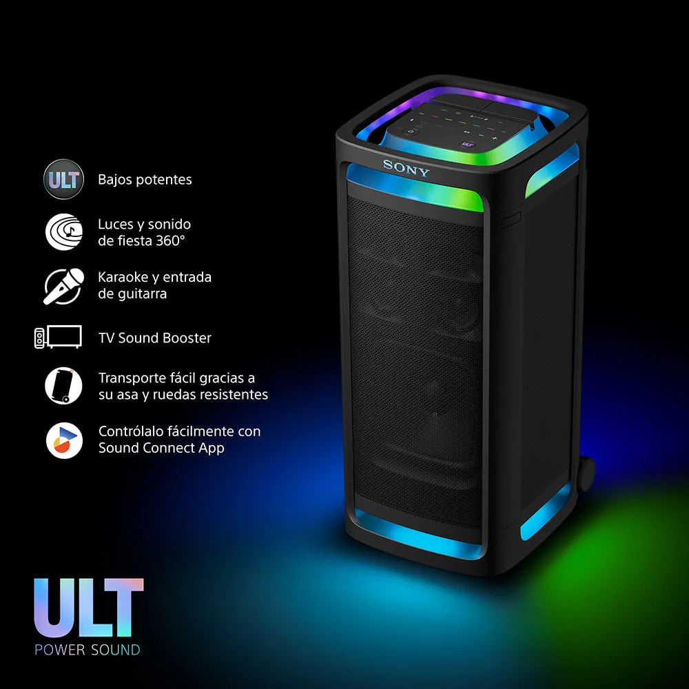 Parlante Sony Power Ult Bass Tower 9AC Bluetooth