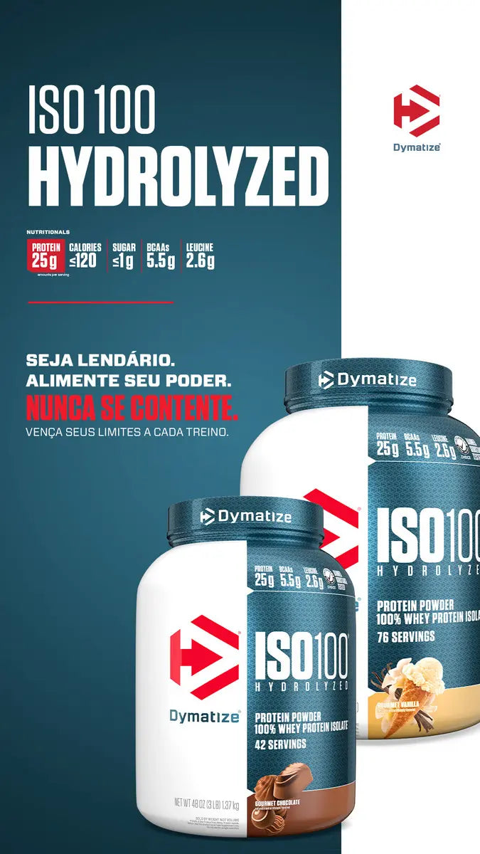 Proteína ISO100 Hydrolyzed Dymatize Gourmet Vanilla 2.3 kg