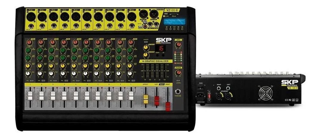 POWERED MIXER SKP PRO AUDIO VZ-100II NEGRO 2000W
