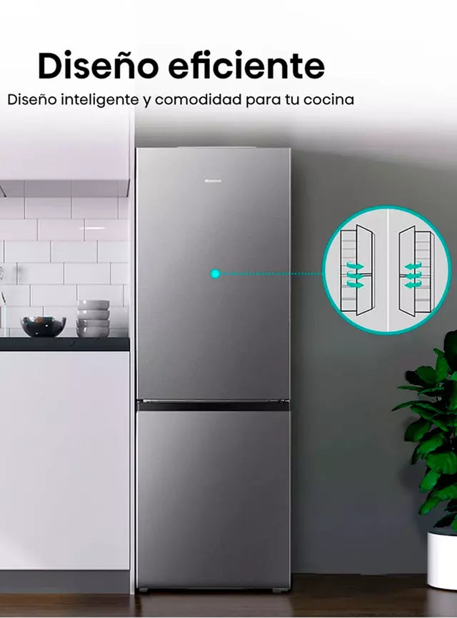 Refrigerador Congelador Hisense RD-22DC Silver 165L