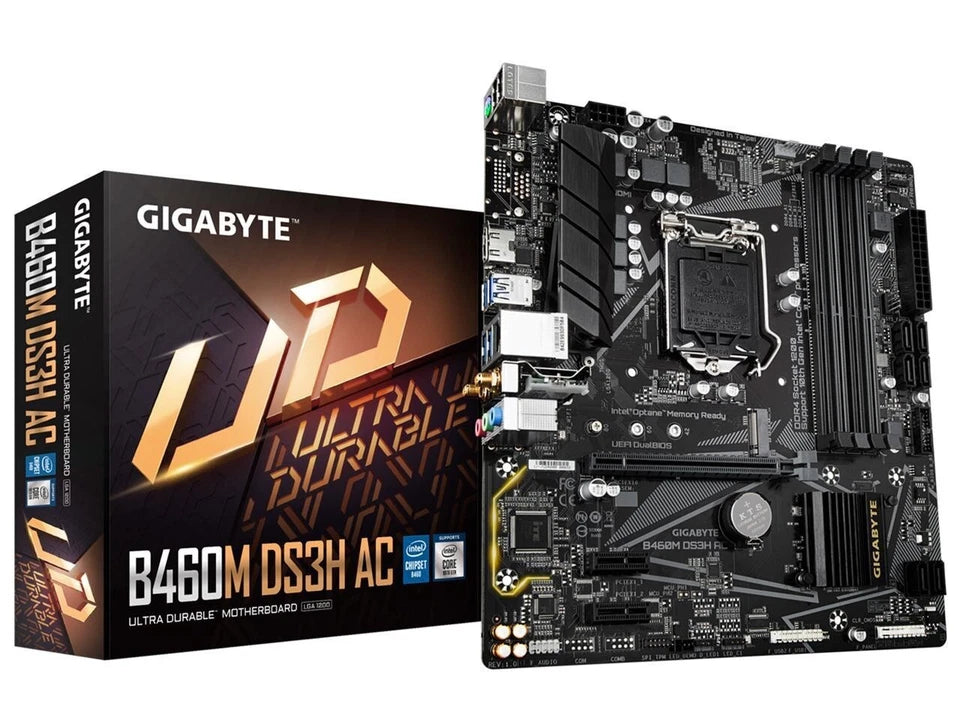 Placa Madre Gigabyte B460M DS3H Black