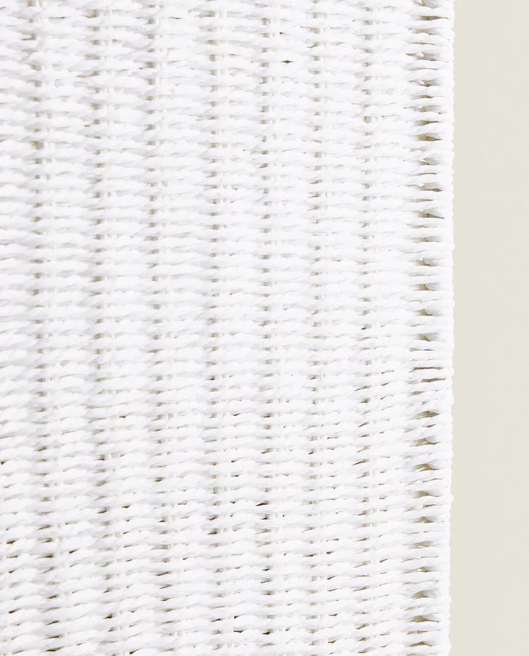 Cesta Ropa Con Tejido Interior Zara Home 45*27*64 Cm Blanco
