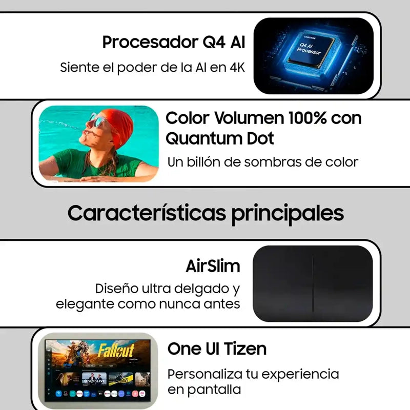 Smart TV Samsung QN50Q8FAAGXZS 50 pulgadas