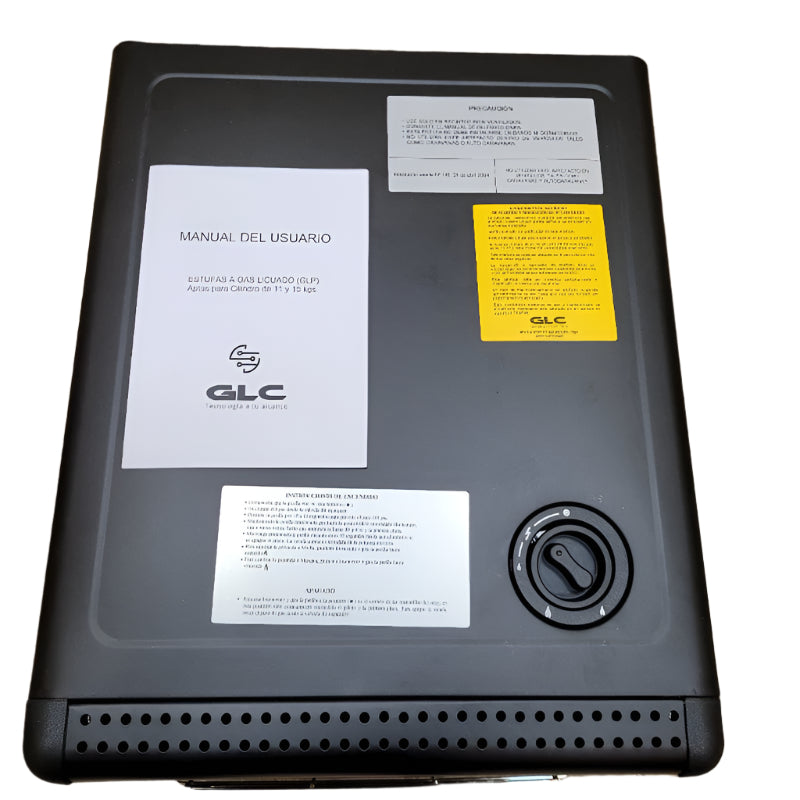Estufa A Gas Licuado Glc Glc4600 Negro 11 Y 15kg