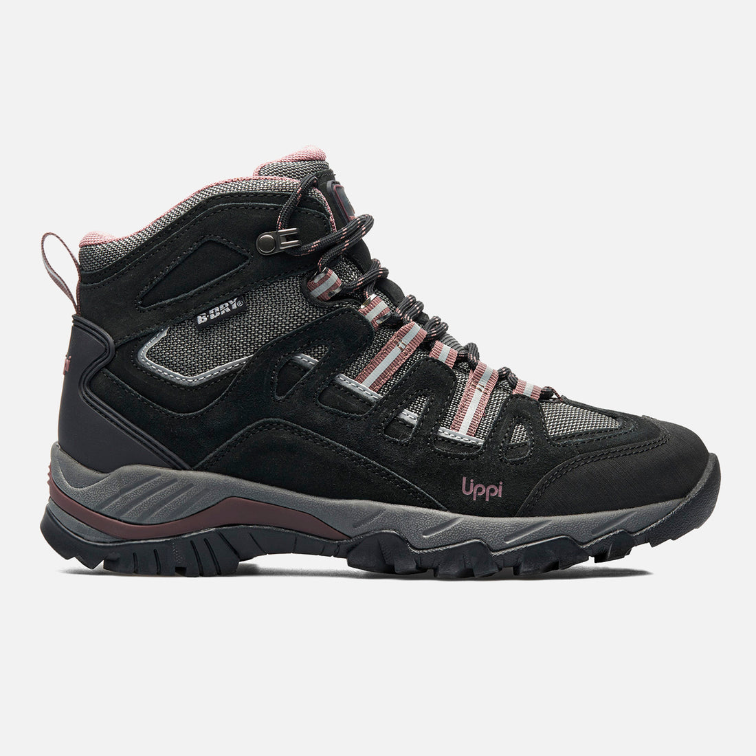 Botines Lippi Puelo CS HI – Negro/Uva, EUR 39 / 25 cm