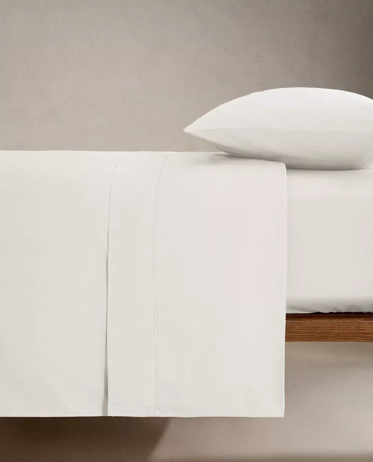 Sabanas Funda Nordica Zara Home 300 Hilos 260*240 Cm Blanco