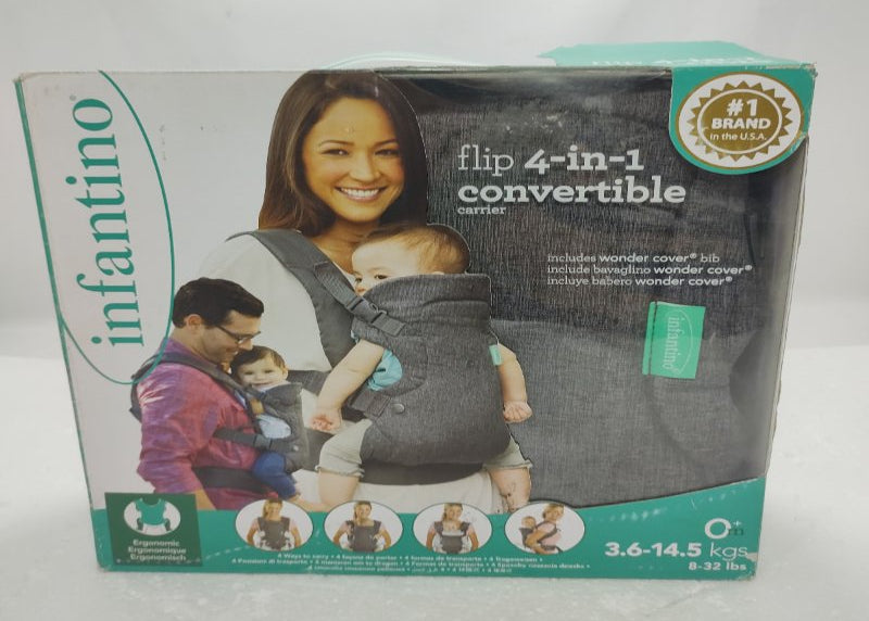 Porta Bebe 4 In 1 Infantino Flip Gris