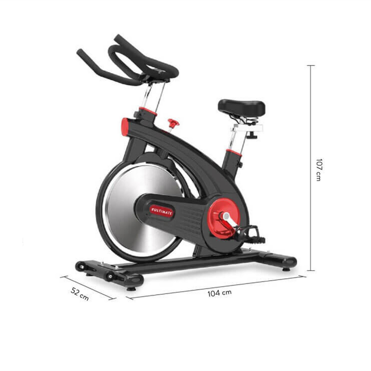 Bicicleta Spinning Ultimate Fitness Z500 Pro Negro