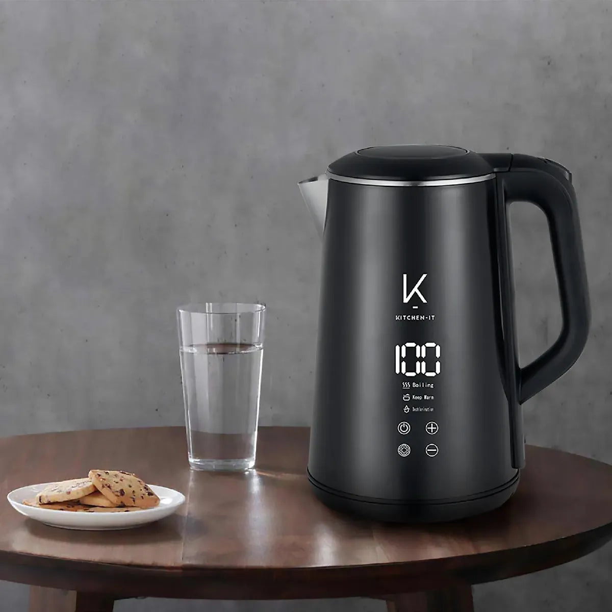 Hervidor Eléctrico Kitchen+ IT Smart Digital LED 1.7 Litros