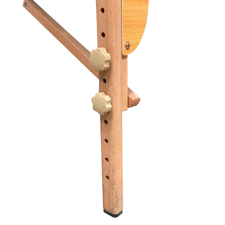 Camilla de Masaje IGPro IGCM2-MB 2 Cuerpos Madera con Bolso, Negro