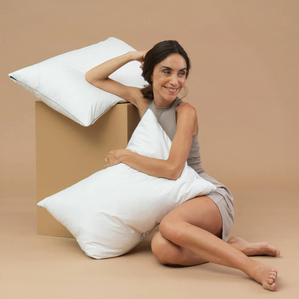 Almohada Pluma 233 Hilos Fabrics Feather Duo Blanco 50*90cm