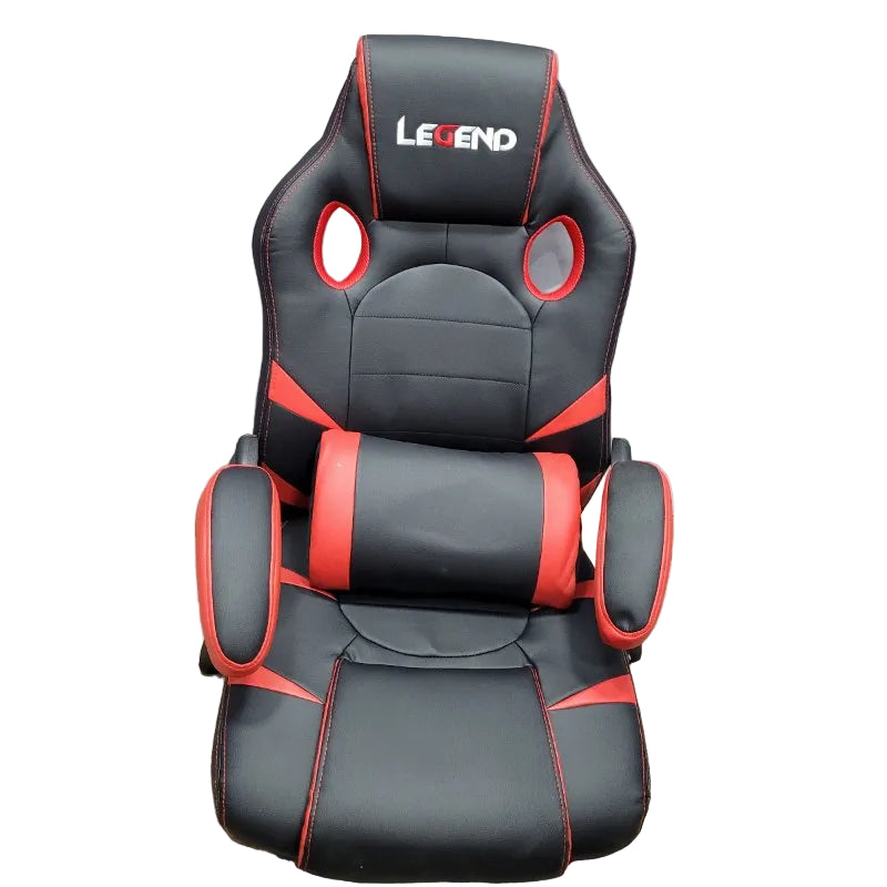 Silla Gamer Empoli Legend EM-3201 - Reclinable y Ajustable en Rojo y Negro