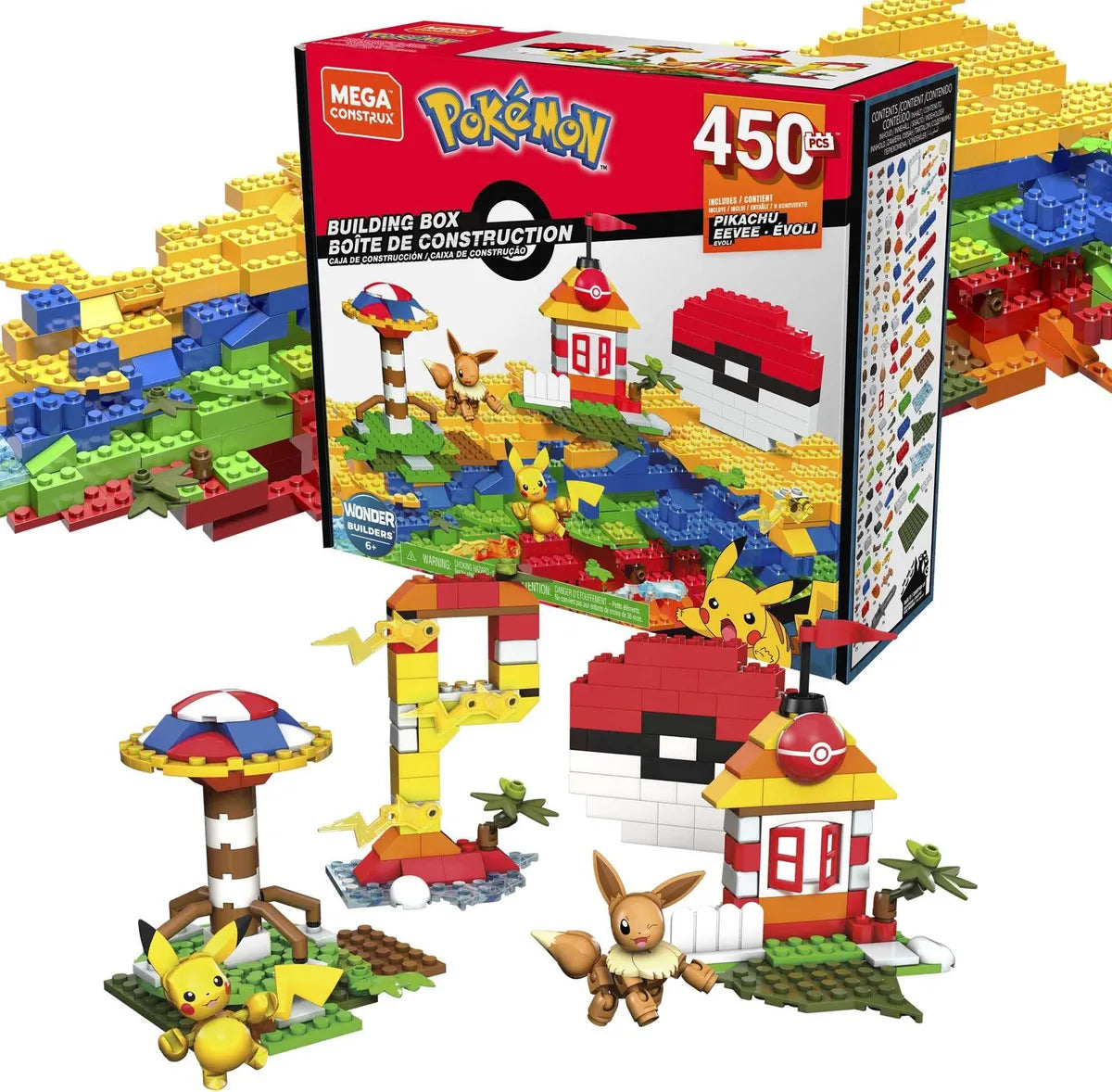 Juego de Construcción Mega Construx Pokemon Building Box 450