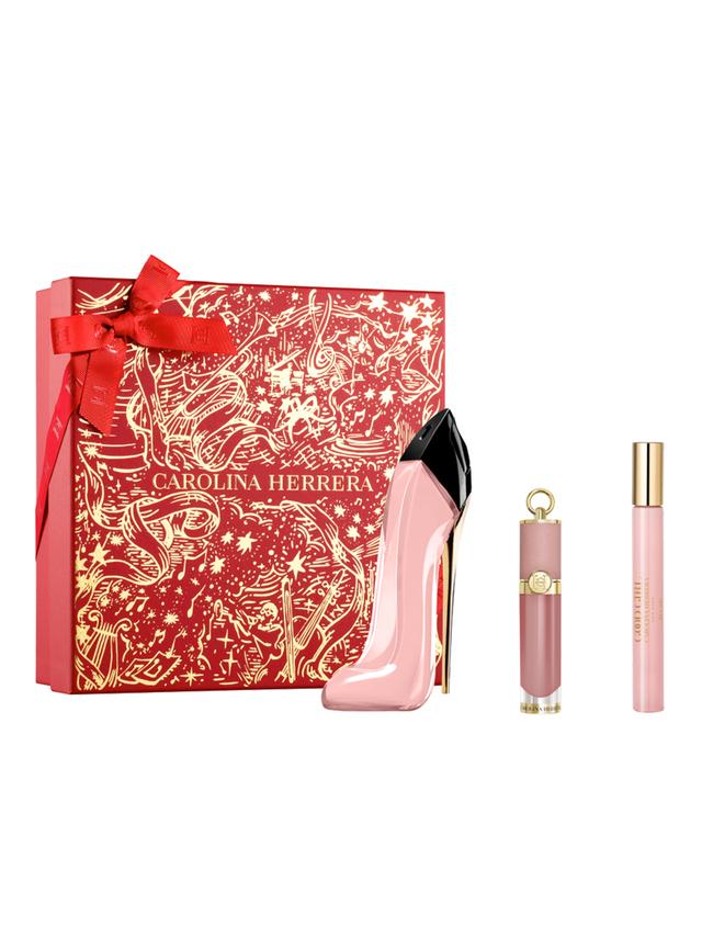 Set Perfume Carolina Herrera Good Girl Blush EDP Mujer – 80 ml + Gloss 942 Nude Desine 5 ml + EDP 10 ml