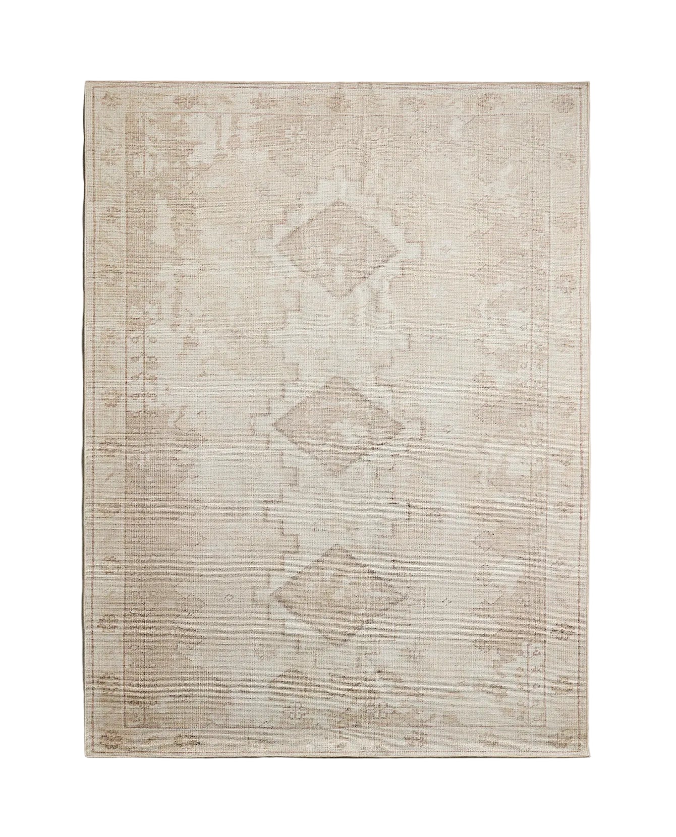 Alfombra Efecto Vintage Zara Home 160x230 Cm Beige