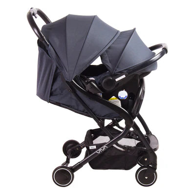 Coche Travel System Bebesit Viva Gris