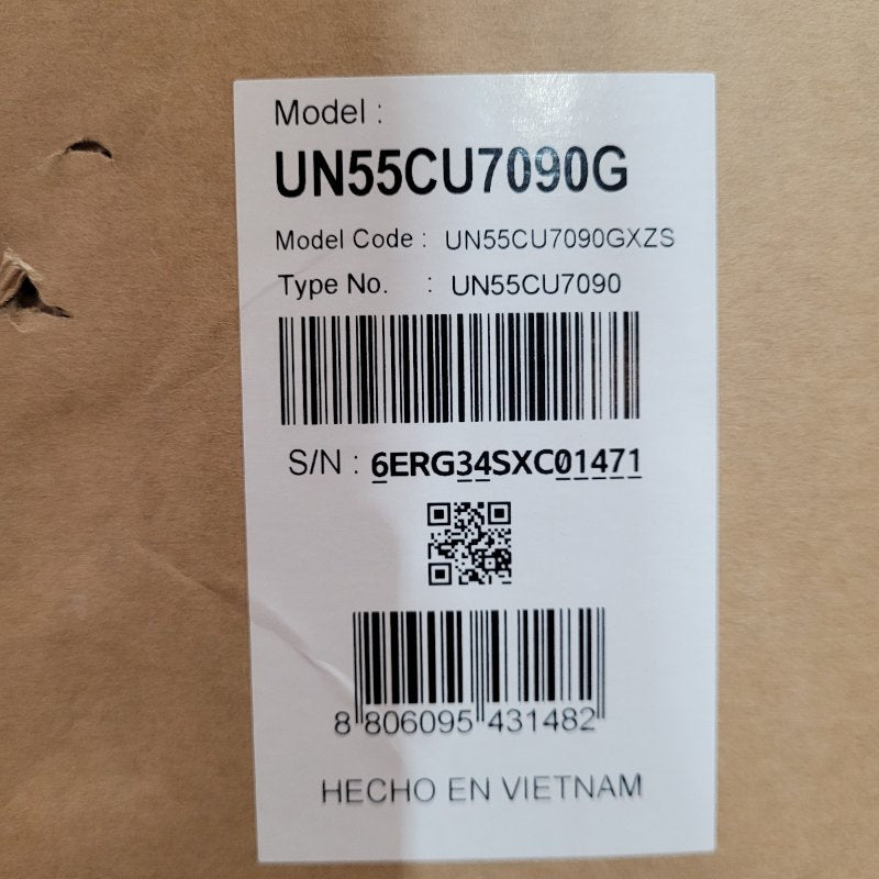Smart Tv Uhd 55 Pulgadas Samsung Un55cu7090gxzs Negro