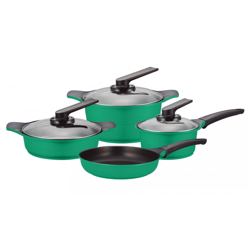 Set 7 Piezas Roichen Cerámica Antiadherente Verde
