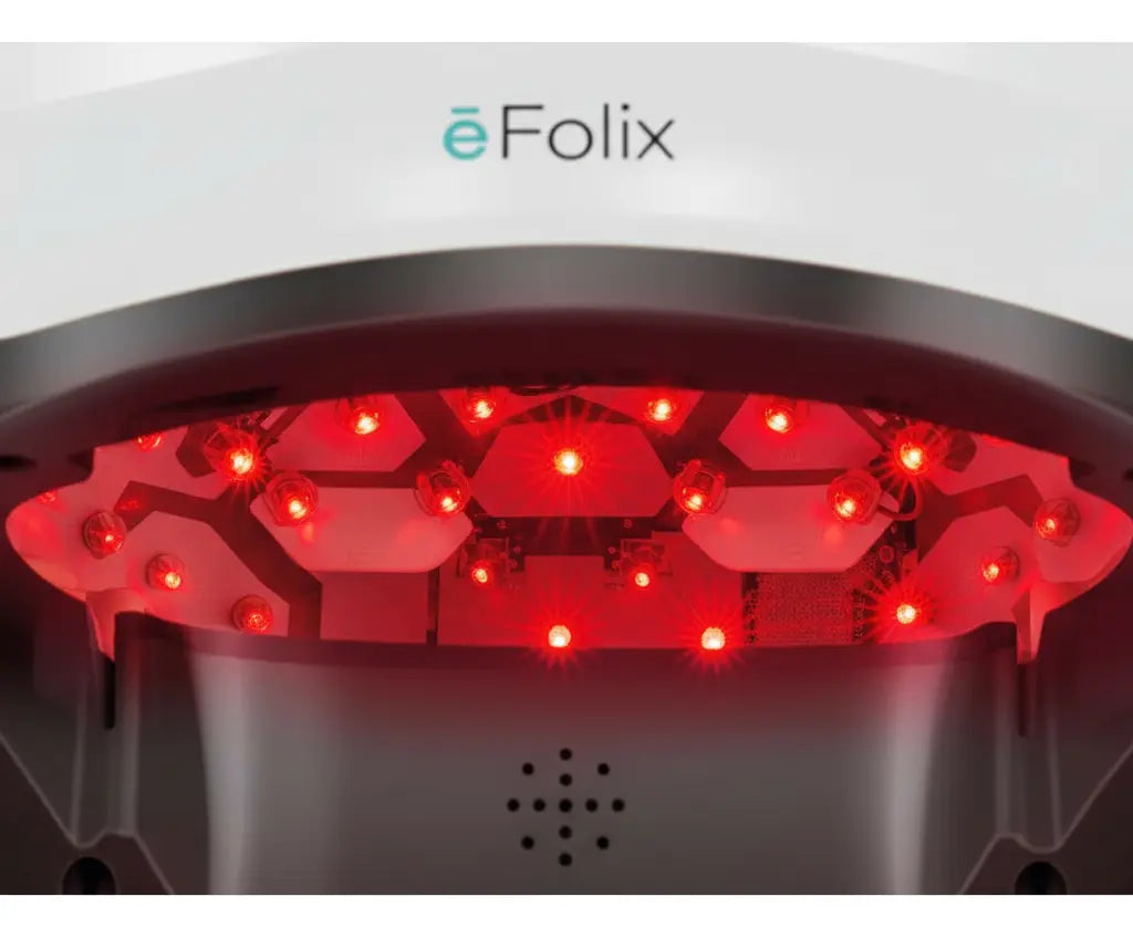 Casco Láser para Crecimiento Capilar LLLT Eniks Efolix Blanco