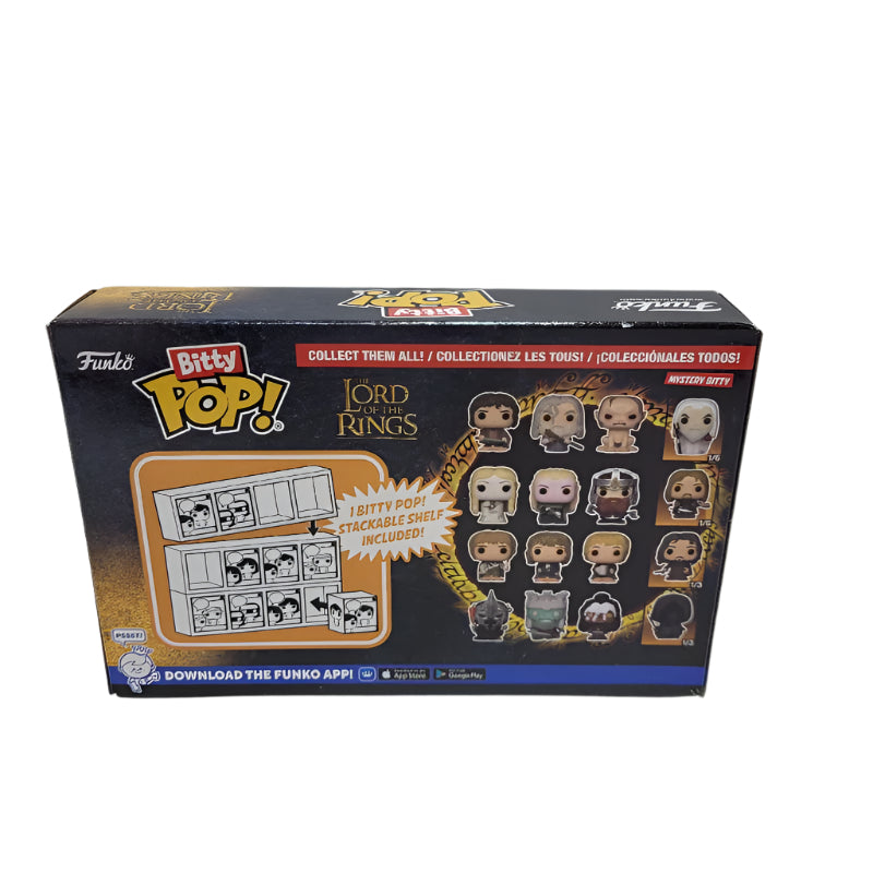 Pack De 4 Figuras De Coleccion Funko Pop Bitty  Lord  Of The Rings