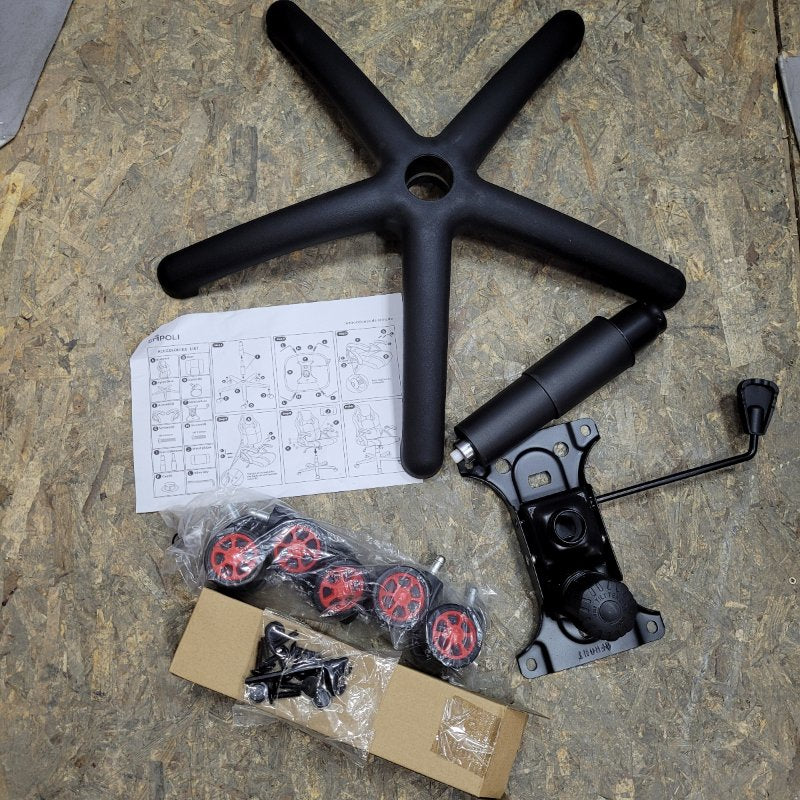 Silla Gamer Empoli Legend EM-3201 - Reclinable y Ajustable en Rojo y Negro