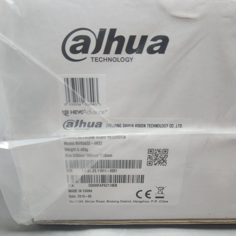 Video grabadora de vigilancia Dahua DHI-NVR5432